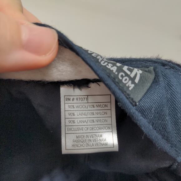 Black Clover USA Live Lucky Hat Black Slideback Embroidered Shamrock - Picture 12 of 12